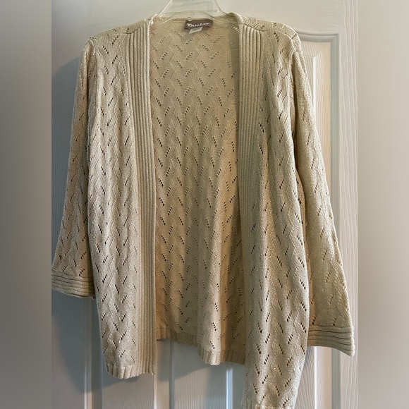 Cream/Gold Cardigan - Picture 1 of 3